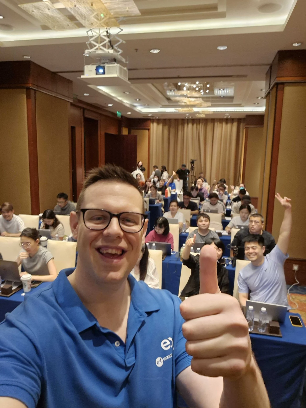 Marc with the workshop audience